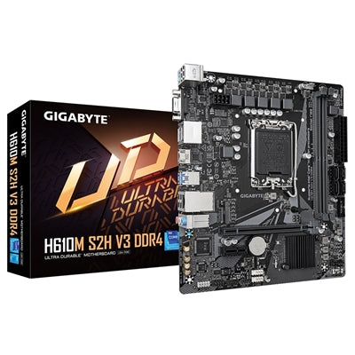 Gigabyte H610M S2H V3 DDR4 Micro-ATX Motherboard LGA1700 Gigabyte H610M S2H V3 DDR4 Micro-ATX Motherboard LGA1700